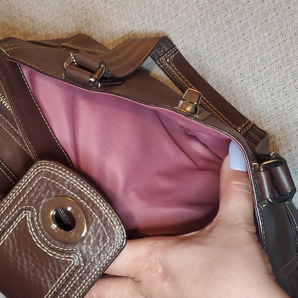 Coach Brown Satchel Bag - Picture 4 of 8